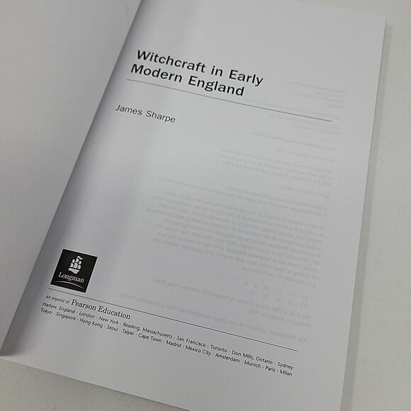 Witchcraft in Early Modern England by James Sharpe Paperback Book Witches Occult - Picture 6 of 12